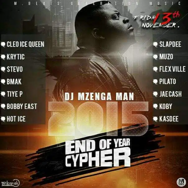 DOWNLOAD: Dj Mzenga Man – “End Of The Year Cypher 2015” Mp3
