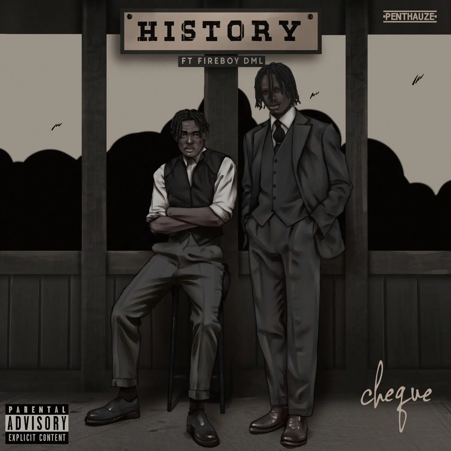 DOWNLOAD: Cheque Ft. Fireboy DML – “History” Video + Audio Mp3