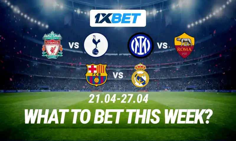 El Clásico, EPL title match and a fiery Serie A: bet on the biggest matches of the week!
