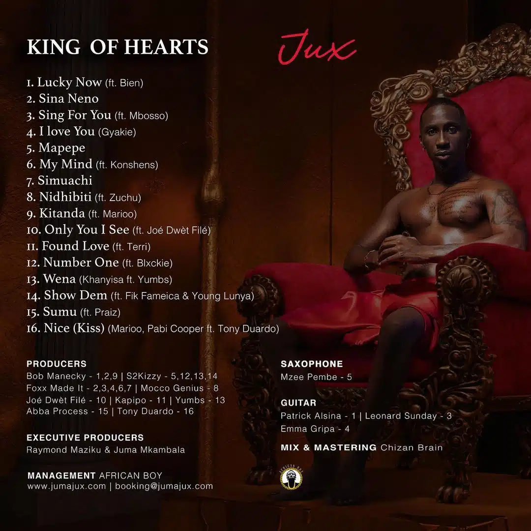 DOWNLOAD ALBUM: Jux – “King Of Hearts” | Full Album