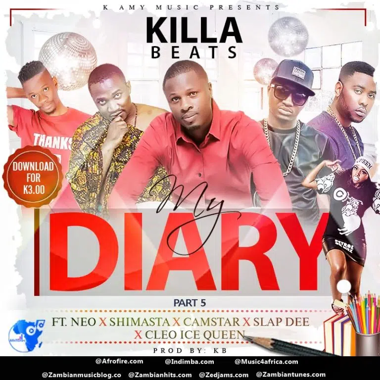 DOWNLOAD: KB Ft Camstar X Shimasta X Cleo Ice Queen X Slap Dee & Neo – “My Diary 5” Mp3