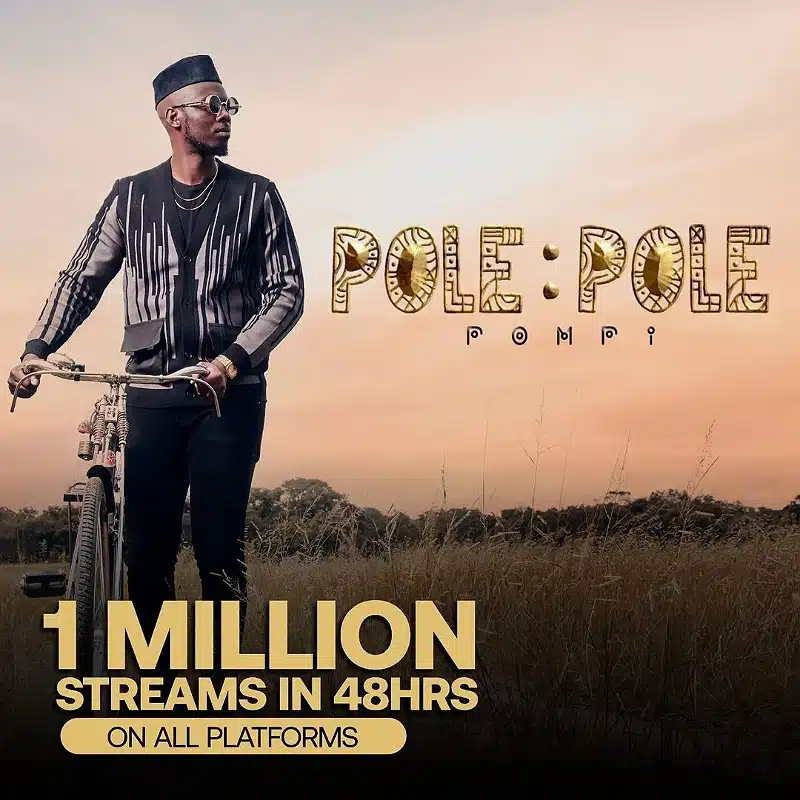 Pompi’s “Pole Pole” Album Surpasses 1 Million Streams in 48 Hours