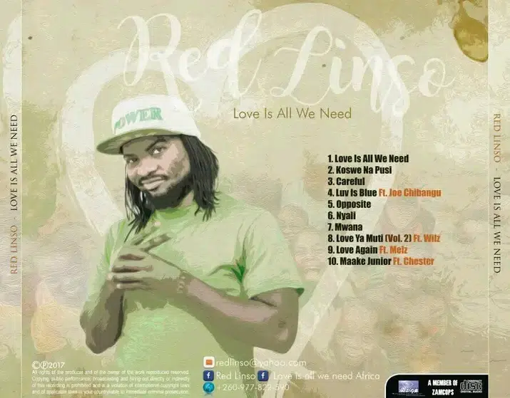 DOWNLOAD ALBUM: Red Linso – “Love Is All We Need” | Full Album