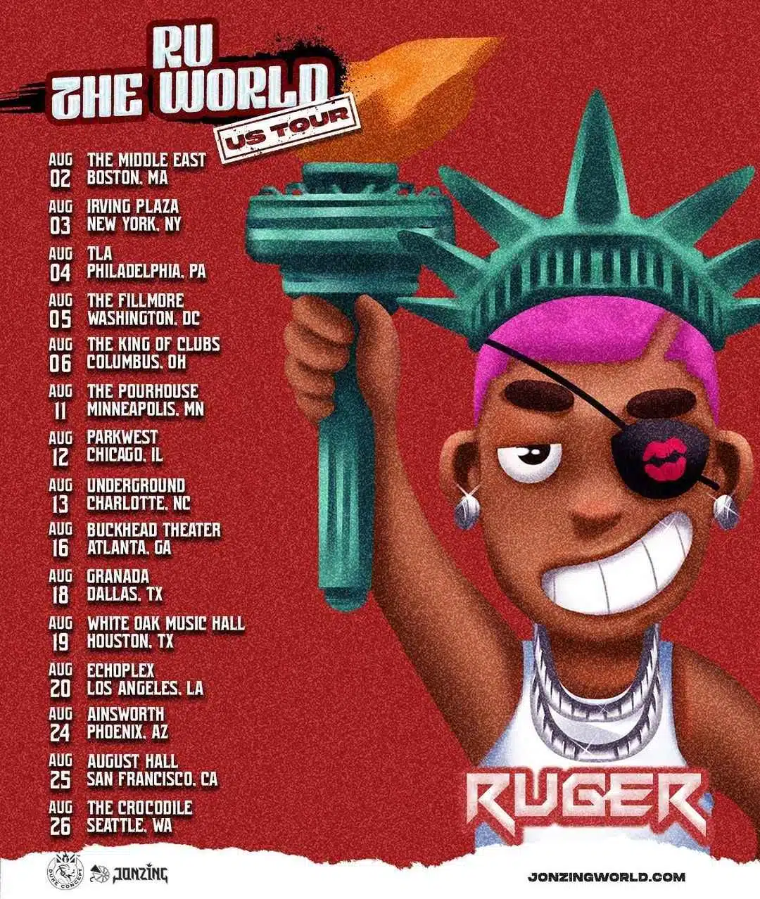 Ruger Hello America Announces “RU THE WORLD” Headline Tour Across the US