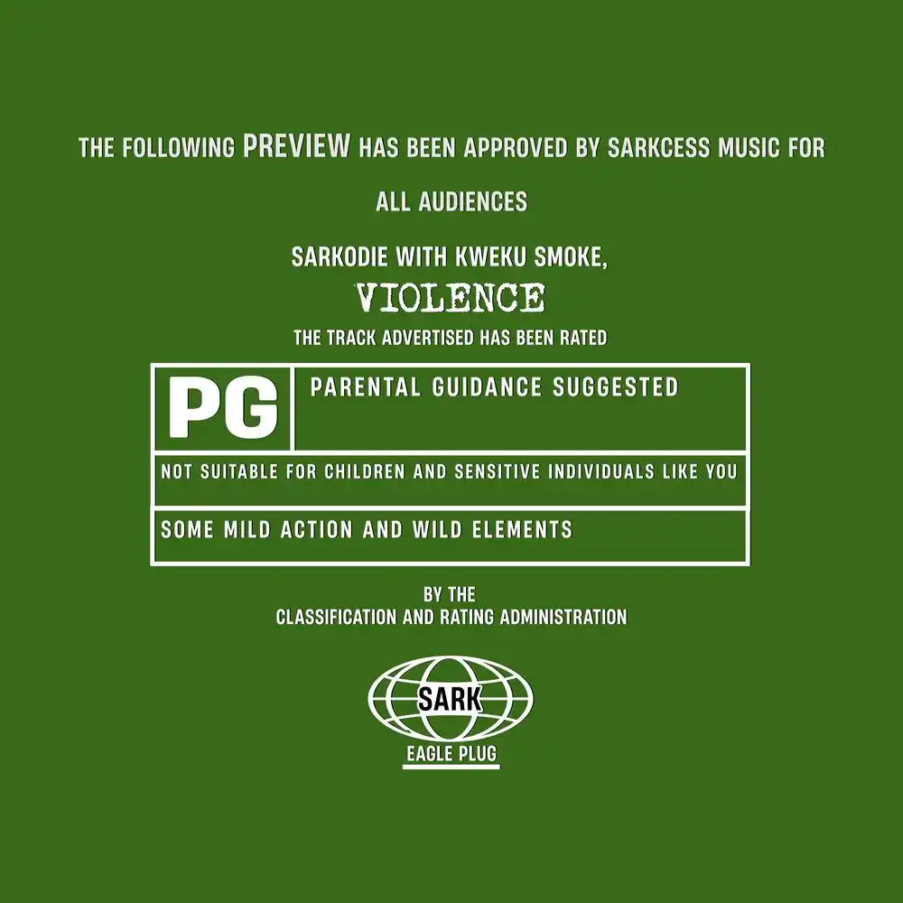 DOWNLOAD: Sarkodie Ft Kweku Smoke – “Violence” Mp3