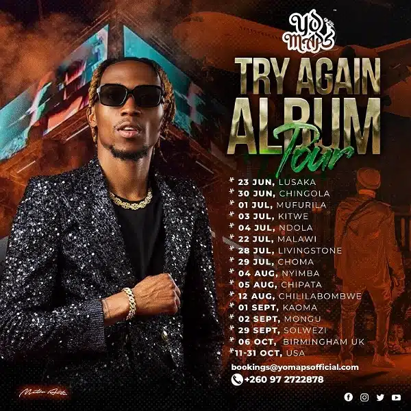 Yo Maps’ “Try Again” Album Tour: Taking the Music Worldwide